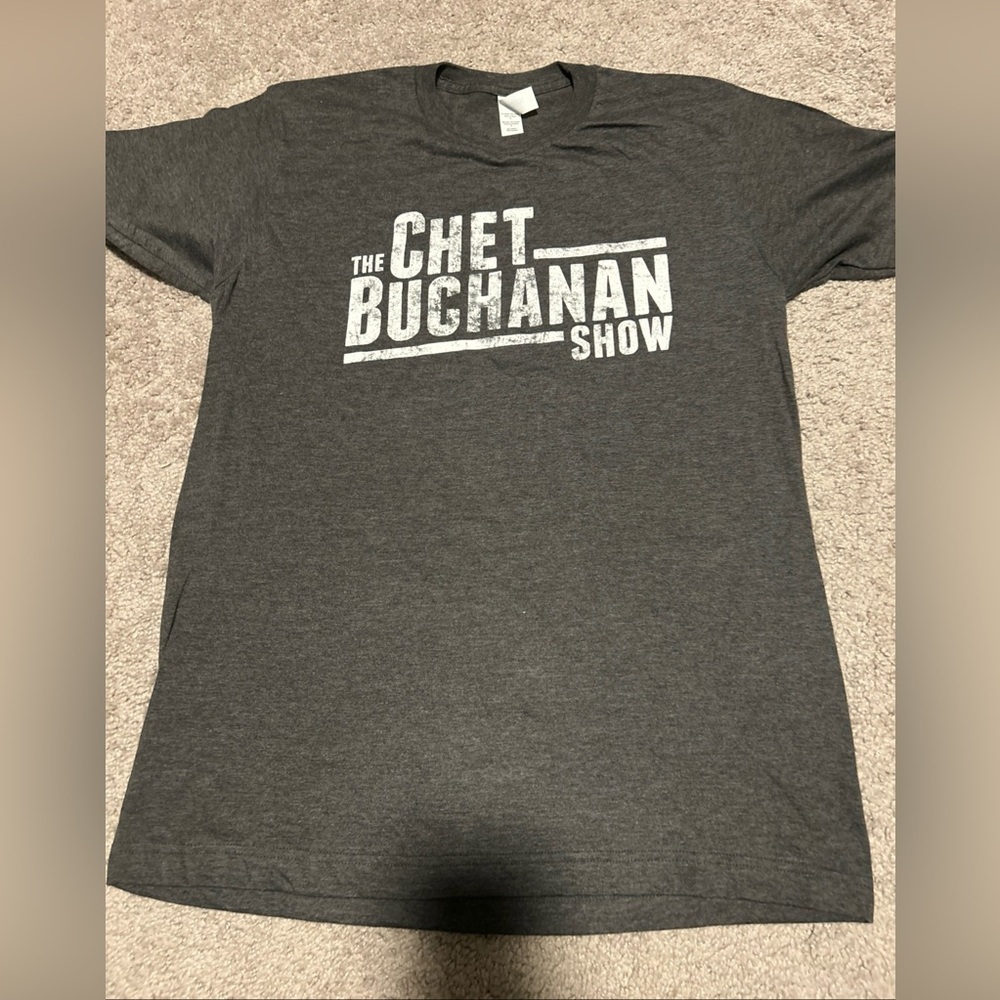 Chet Buchanan Show Tshirt Las Vegas 98.5 KLUC FM Nevada Hits Radio Mens Size M
